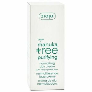 Nappali krém – Ziaja Manuka Tree Purifying Normalizing Day Cream SPF 10, 50 ml kép