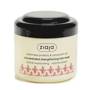 Hajmaszk kasmírfehérjékkel és amarantolajjal száraz hajra - Ziaja Cashmere Proteins & Amaranth Oil Concentrated Strengthening Hair Mask, 200 ml kép