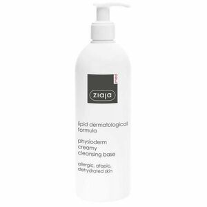 Krémes lipid tisztító alap arcra és testre - Ziaja Med Lipid Treatment Physioderm Creamy Cleasing Base, 400 ml kép