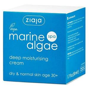 Intenzív hidratáló krém 30+ - Ziaja Marine Algae Spa Deep Moisturising Cream Dry & Normal Skin Age 30+, 50 ml kép