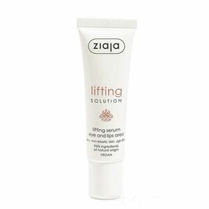 Szérum a szem és ajkak területére - Ziaja Lifting Solution Serum Eye And Lips Area, 30 ml kép