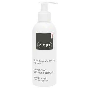 Arctisztító gél lipidekkel - Ziaja Med Lipid Dermatological Formula Physioderm Cleansing Face Gel, 200 ml kép