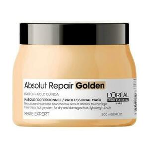 Szerkezetátalakító gold hajpakolás sérült hajra- L'Oreal Professionnel Serie Expert Absolut Repair Golden Professional Mask, 500ml kép