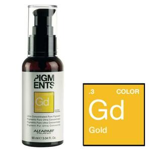 Aranyszínű Pigment Koncentrátum - Alfaparf Milano Ultra Concentrated Pure Pigment GOLD 90 ml kép