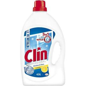 Ablaktisztító szer citrom illattal - Clin Windows & Glass Lemon 3 in 1, 4500 ml kép