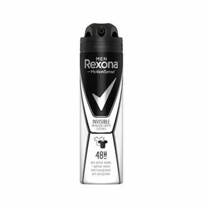 Izzadásgátló Dezodor Spray, Férfi - Rexona MotionSense Invisble Black&White 48h, 150ml kép