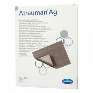 Atrauman Ag ezüsttartalmú sebfedő 10x10 cm 10 db 4995737 kép