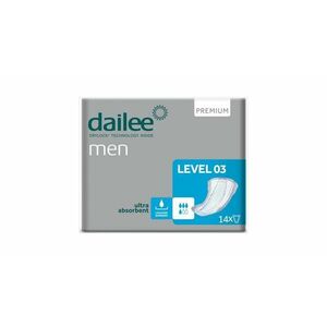 Inkontinencia betét férfiaknak, Dailee Men Level 03 Prémium 15db, 738ml kép