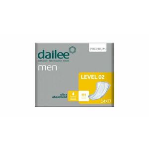 Inkontinencia betét férfiaknak, Dailee Men Level 02 Prémium 15db, 612ml kép