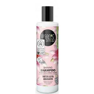 Sampon a Festett Haj Csillogására Water Lily & Amaranth Organic Shop, 280ml kép