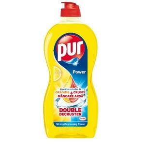 Folyékony Mosógatószer Citrom Illattal - Pur DuoPower Double Decruster Lemon, 450 ml kép