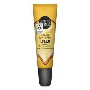 Ajakbalzsam shea vajjal és méhviasszal – Organic Shop Intense SOS Repair Lip Balm, 10 ml kép