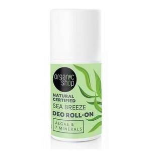 Természetes Roll-On Izzadásgátló - Organic Shop Sea Breeze Deo Roll-On, Algae & 7 Minerals, 50 ml kép