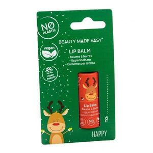 Vegán Ajakbalzsam Zero Plastic Lip Balm Happy Beauty Made Easy – Karácsonyi Limitált Kiadás, 5, 5 g kép