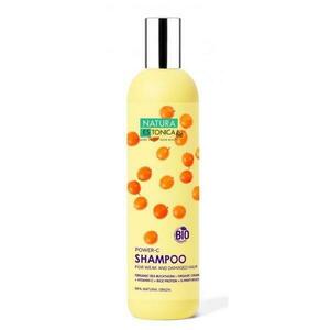 Sampon C-Vitaminnal, Homoktövis és Narancs Olajjal - Natura Estonica Power-C Shampoo, 400 ml kép