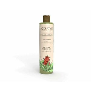 Micellás tusfürdő hidratáló Oganic Aloe Vera - 350 ml - Ecolatier kép