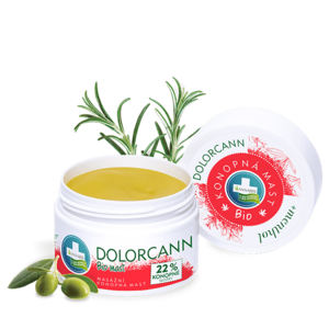 DOLORCANN Bio kendermasszázs kenőcs mentollal - 50 ml - Annabis kép