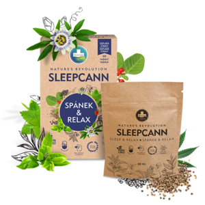 SLEEPCANN ALVÁS ÉS RELAXÁCIÓ étrend-kiegészítő - 60 tabletta - Annabis kép