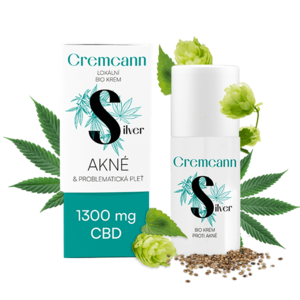 CREMCANN SILVER 1 300 mg helyi bio krém problémás bőrre - 30 ml - Annabis kép