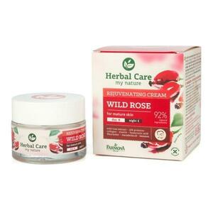 Fiatalító Nappali/Éjszakai Krém Vadrózsával - Farmona Herbal Care Wild Rose Rejuvenating Cream Day/Night, 50ml kép