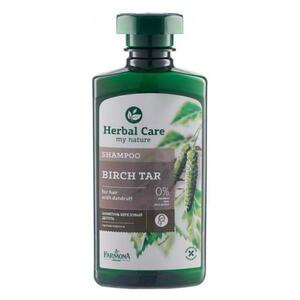 Korpásodás Elleni Sampon Nyírfa Kátránnyal - Farmona Herbal Care Birch Tar Shampoo for Hair with Dandruff, 330ml kép