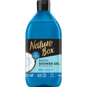 Exotikus Tusfürdő Hidegen Sajtolt Kókuszolajjal - Nature Box Exotic Shower Gel with Cold Pressed Coconut Oil, 385 ml kép