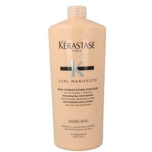 Hidratáló Sampon Hullámos és Göndör Hajra - Kerastase Curl Manifesto Douceur Gentle Hydrating Creamy Shampoo for Curly and Very Curly Hair, 1000 ml kép