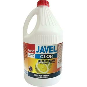 Klóros fehérítő citrom illattal - Sano Clor Javel Chlorine Bleach, 4000 ml kép