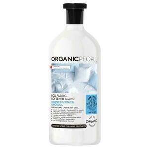 Ökológiai Ruhaöblítő – Organic People Eco Fabric Softener Sensitive Organic Coconut and Almond Oil, 1000 ml kép