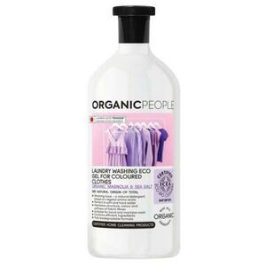 Öko Mosószer Színes Ruhákhoz - Organic People Laundry Washing with Organic Magnolia and Sea Salt, 1000 ml kép