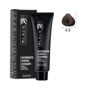 Tartós Krémhajfesték - Black Professional Line Sintesis Color Cream, árnyalat 4.5 Mahogany Medium Brown, 100ml kép