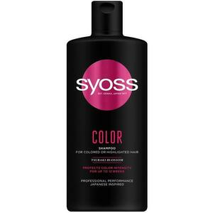 Sampon Festett Hajra - Syoss Professional Performance Japanese Inspired Color Shampoo for Colored of Highlighted Hair, 440 ml kép