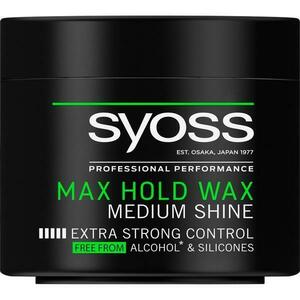 Extra Erős Hajviasz - Syoss Professional Performance Max Hold Wax Medium Shine, 150 ml kép