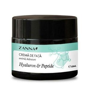 Ránctalanító és Hidratáló Arckrém Hialuronsavval és Peptidekkel - Zana, 50 ml kép