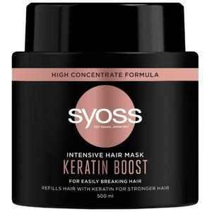 Intenzív Maszk Száraz, Töredezett hajra - Syoss Intensive Keratin Boost Hair Mask, 500 ml kép