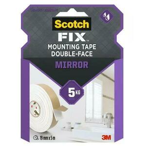 Dupla öntapadó tükörrögzítő szalag - 3M Scotch Fix Mirror Mounting Tape, 5 kg, 19 mm x 5 m, 1 db. kép