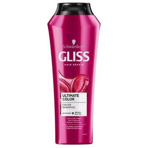 Javító Sampon Festett, Árnyalatosított/Színezett vagy Melírozott Hajra - Schwarzkopf Gliss Hair Repair Ultimate Color Shampoo for Coloured, Highlighted Hair, 250 ml kép