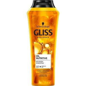 Nutritív Sampon Stresszes és Bosszús Hajra - Schwarzkopf Gliss Hair Repair Oil Nutritive Nourish Shampoo for Strawy and Strained Hair, 250 ml kép