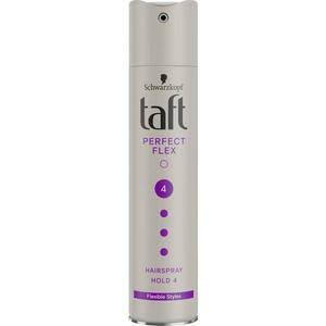 Hajfixáló Erős és Flexibilis Rögzítéssel - Schwarzkopf Taft Perfect Flex Hairspray Hold 4, 250 ml kép