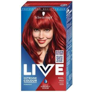 Tartós Hajfesték - Schwarzkopf Live Intense Color Permanent Built-in Vibrancy Serum, árnyalat 035 Real Red kép