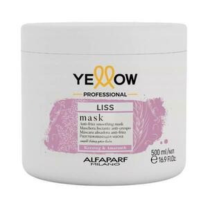 Hajsimító Maszk - Alfaparf Milano Yellow Professional Liss Anti-frizz Smoothing Mask, 500 ml kép