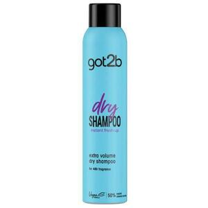 Száraz Sampon a Volumenre - Schwarzkopf Got2b Dry Shampoo Instant Fresh-up Extra Volume, 200 ml kép