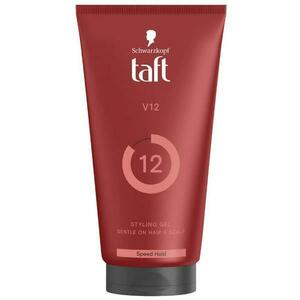 Gyorsan száradó és nagyon erős fixálású hajzselé - Schwarzkopf Taft V12 Styling Gel Speed Hold 12, 150 ml kép