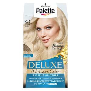 Tartós Hajszőkítő - Schwarzkopf Palette Deluxe Oil-Care Color Extreme Lightener, árnyalat XL9 Platinum Blonde kép