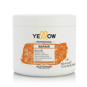 Javító Hajmaszk Sérült Hajra - Alfaparf Milano Yellow Professional Repair Mask, 500 ml kép