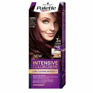 Tartós Hajfesték - Schwarzkopf Palette Intensive Color Creme Long-Lasting Intensity Permanent, árnyalat 4-89 (RFE3) Intenzív Lilásbarna kép