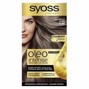 Demipermanens Hajfesték - Syoss Professional Performance Oleo Intense Permanent Oil Color, árnyalata 7-56 Közepes Hamuszőke kép