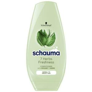 7 Gyógynövényes Balzsam Normál és Zsíros Hajra - Schwarzkopf Schauma 7 Herbs Freshness Conditioner for Normal to Grasy Hair, 250 ml kép