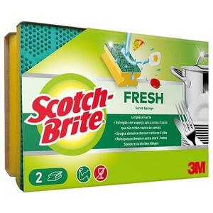 Körömvédő Msogatószivacs – 3M Scotch Brite Fresh Scrub Sponge, 2 db. kép