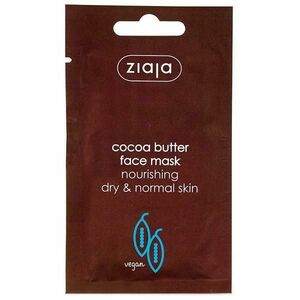 Hidratáló arcmaszk - Ziaja Cocoa Butter Face Mask Nourishing Dry & Normal Skin, 7 ml kép